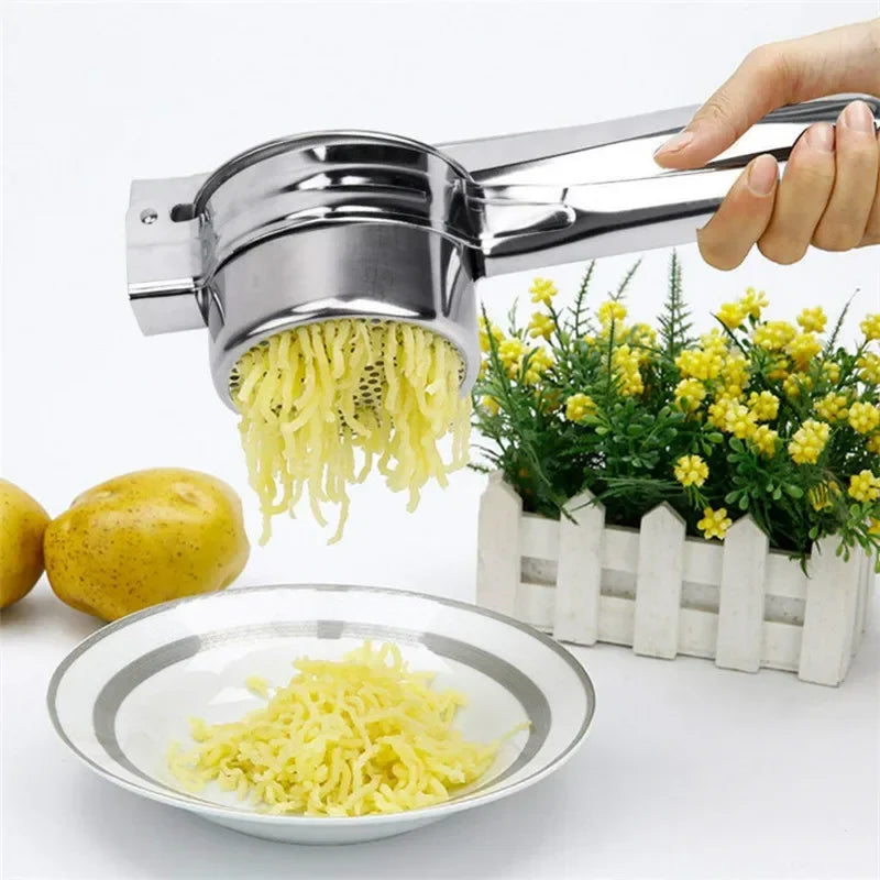 Stainless Steel Potato Ricer Masher Fruit Vegetable Press Juicer Crusher Squeezer Household for Kitchen Gadgets Cooking