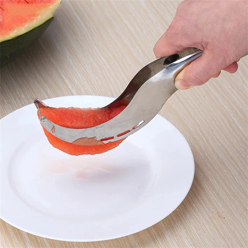 Stainless Steel Windmill Watermelon Cutter Artifact Salad Fruit Slicer Cutter Tool Watermelon Digger Kitchen