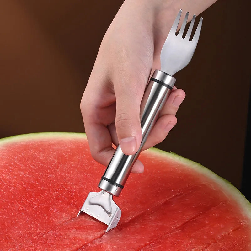 Stainless Steel Windmill Watermelon Cutter Artifact Salad Fruit Slicer Cutter Tool Watermelon Digger Kitchen