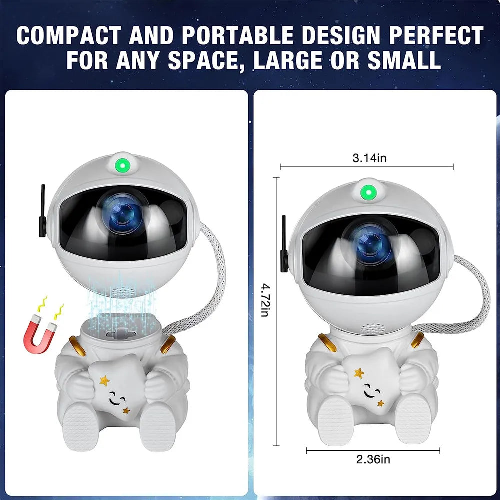 Star Projector Galaxy Night Light Astronaut Space Projector Starry Nebula Ceiling LED Lamp for Bedroom Home Decorative