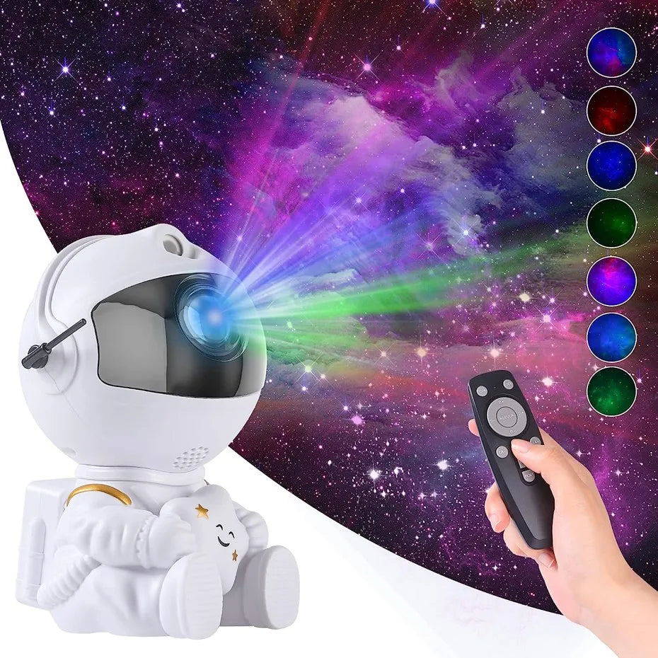 Star Projector Galaxy Night Light Astronaut Space Projector Starry Nebula Ceiling LED Lamp for Bedroom Home Decorative