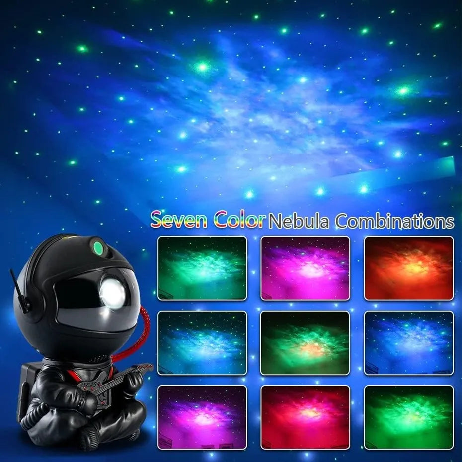 Star Projector Galaxy Night Light Astronaut Space Projector Starry Nebula Ceiling LED Lamp for Bedroom Home Decorative