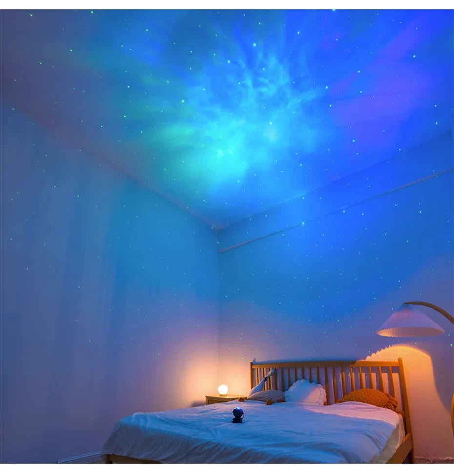 Star Projector Galaxy Night Light Astronaut Space Projector Starry Nebula Ceiling LED Lamp for Bedroom Home Decorative