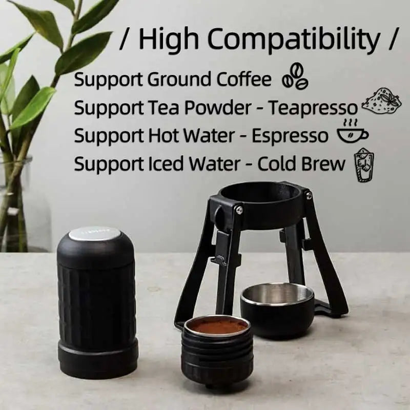 STARESSO Mirage SP300 Plus Portable Espresso Maker Manual Coffee Maker 180ml Coffee Pot Quick Brew Double Shots Creamy