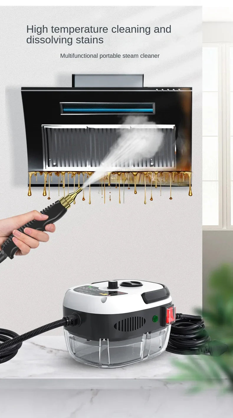 Steam Cleaner High Temperature Sterilization Air Conditioning Kitchen Hood Home /Car Steaming Cleaner 110V US Plug