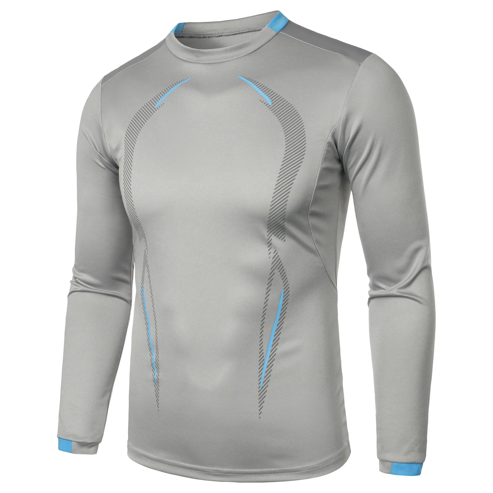 Summer men’s fitness sports training Breathable short sleeve quick drying clothes men’s sports fashion long sleeve