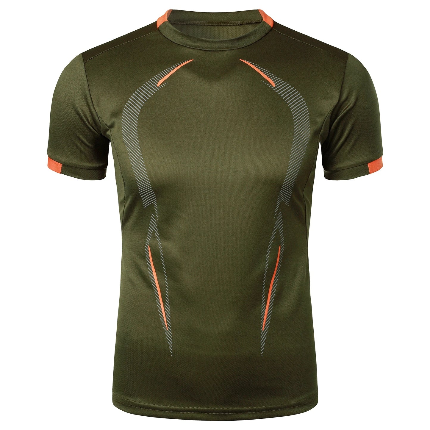 Summer men’s fitness sports training Breathable short sleeve quick drying clothes men’s sports fashion short sleeve