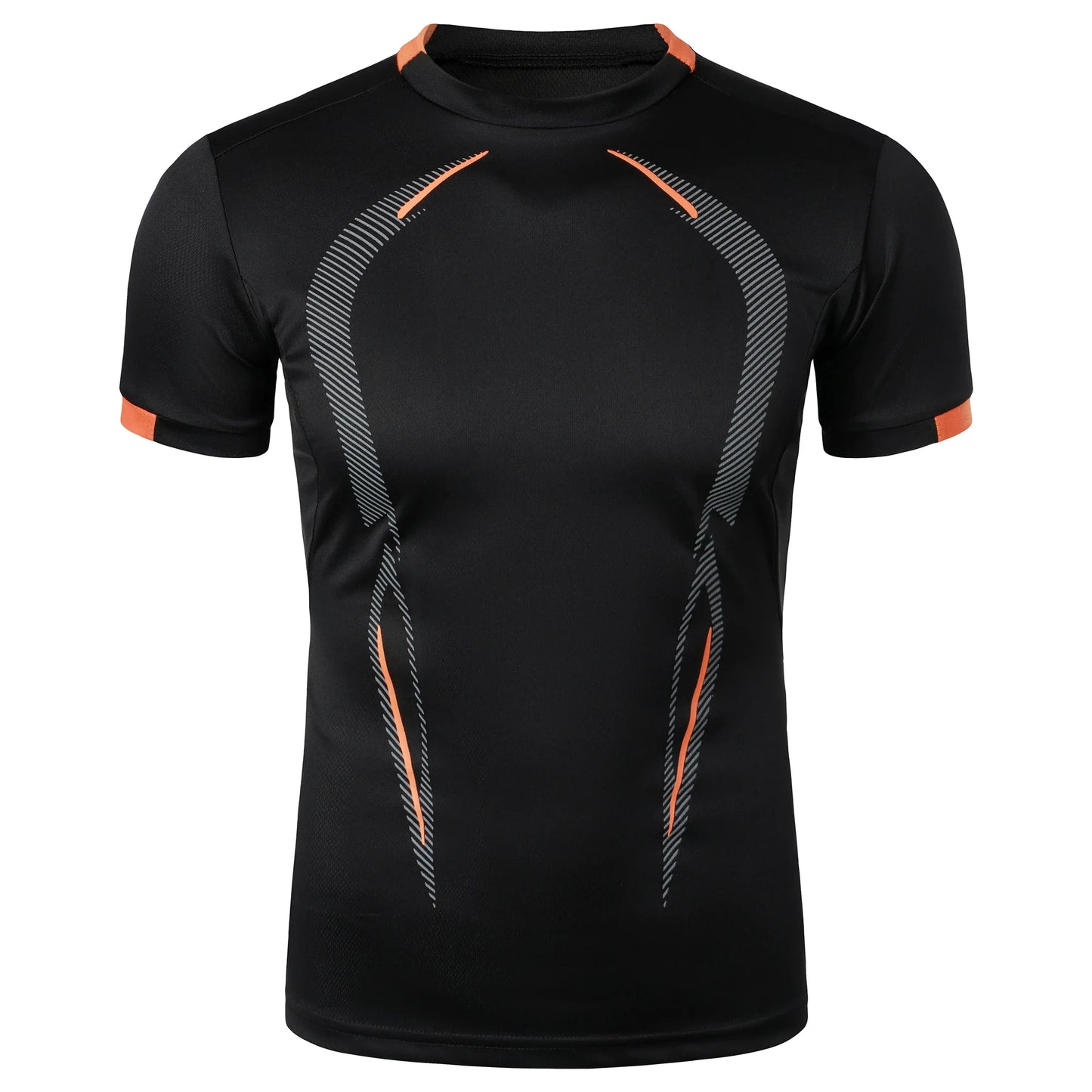 Summer men’s fitness sports training Breathable short sleeve quick drying clothes men’s sports fashion short sleeve