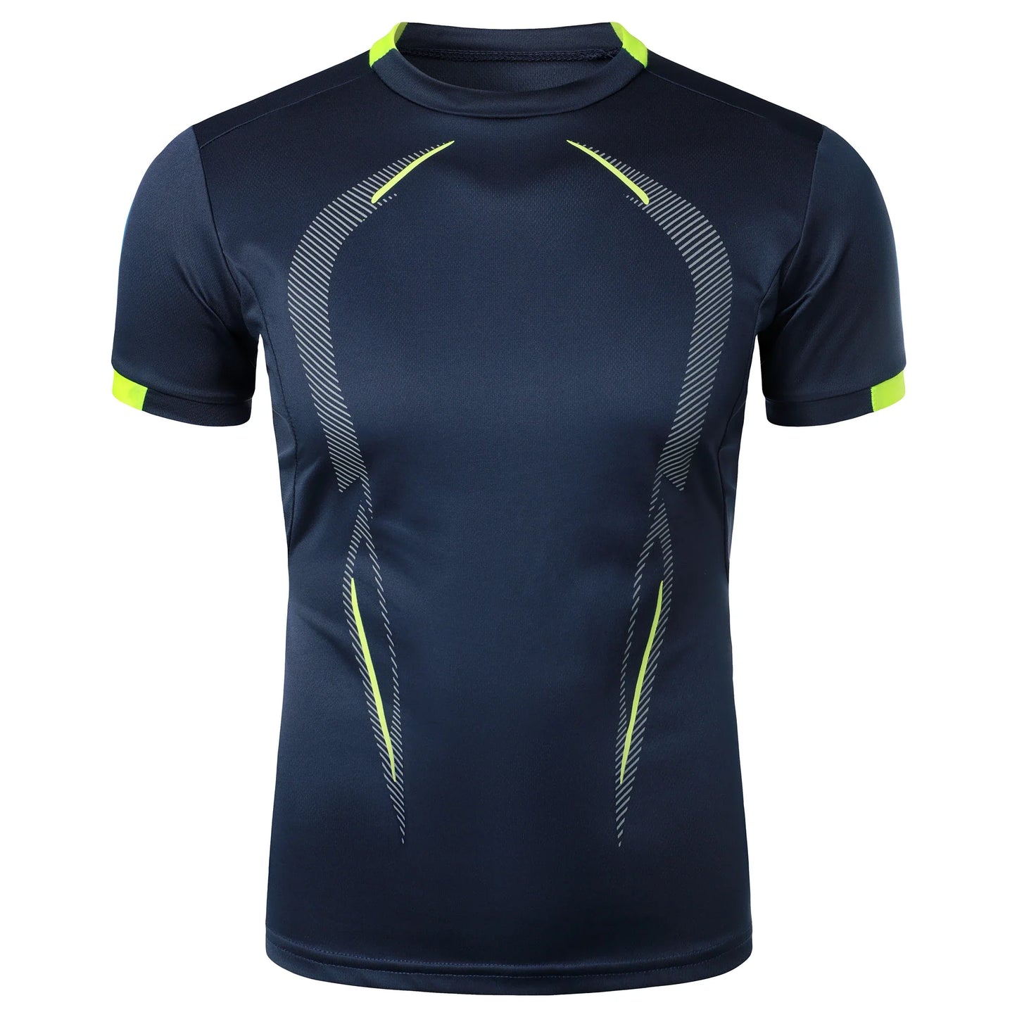 Summer men’s fitness sports training Breathable short sleeve quick drying clothes men’s sports fashion short sleeve