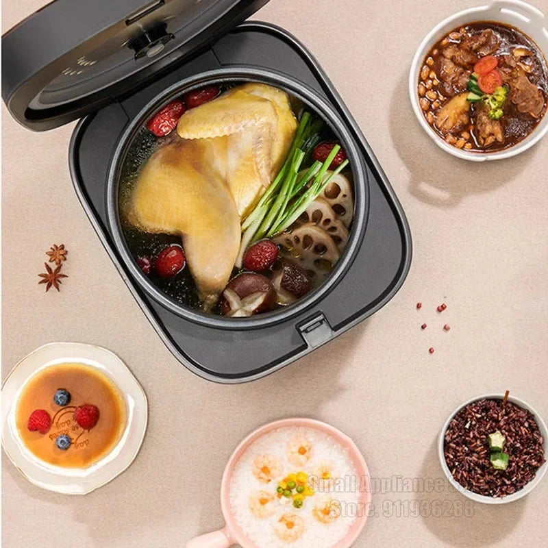 SUPOR 4L Rice Cooker Automatic Household Kitchen Electric Cooking Machine 2-8 People Food Warmer Steamer For Dormitory