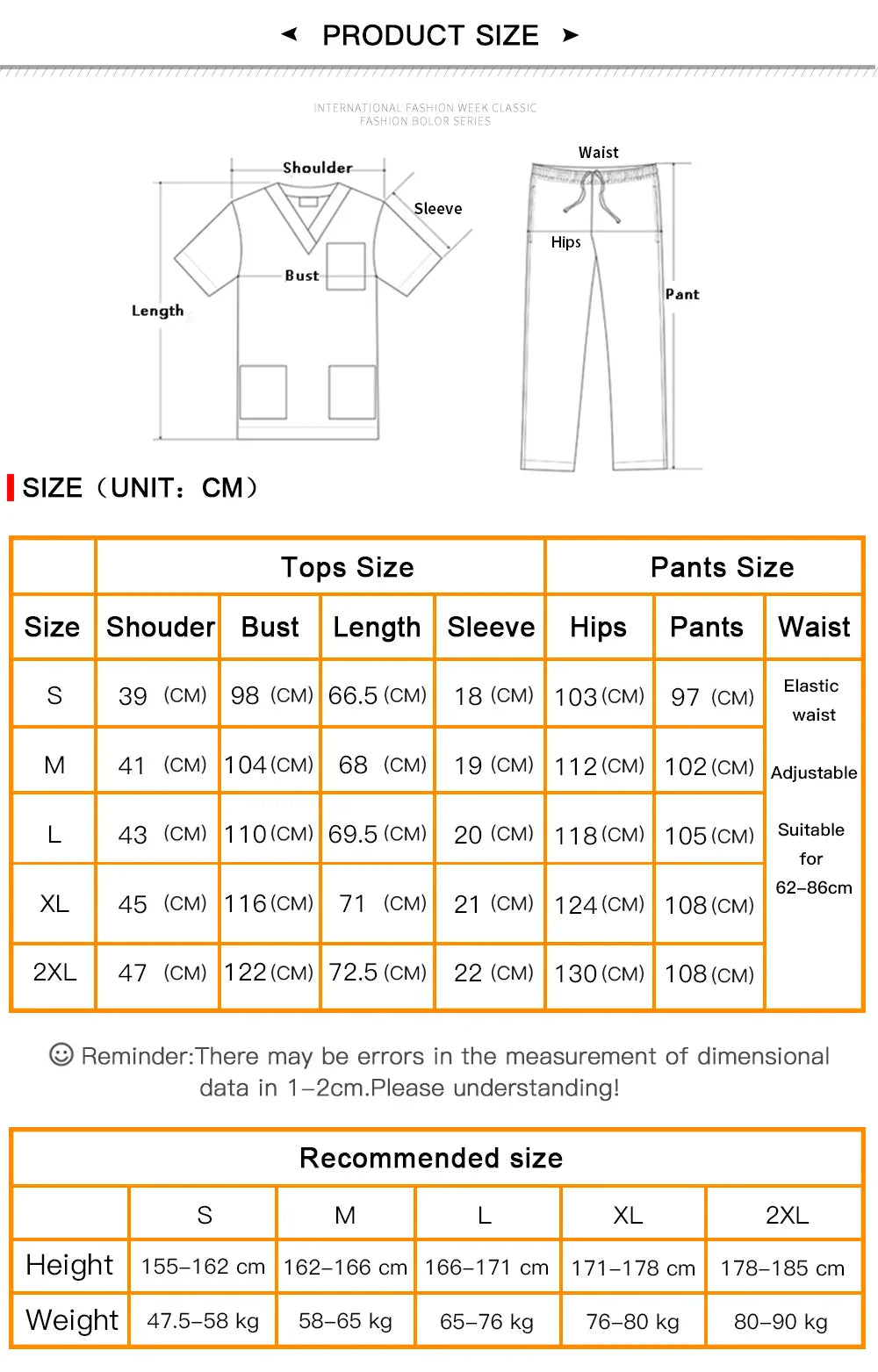 Surgical Uniforms Woman Scrub Set Medical Nurse Beauty Salon Workwear Clinical Scrubs Top + Pant Spa Doctor Nursing