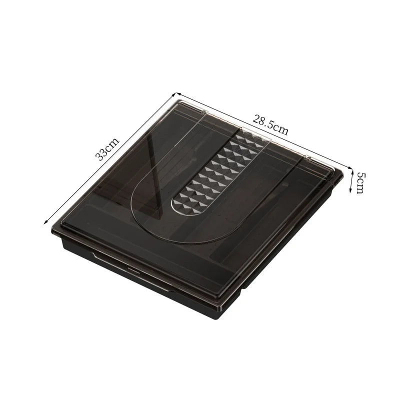 Tableware Storage Box Kitchen Portable Partition Drawer Organizer Spoon Chopstick Box Kitchen Plastic Storage Box