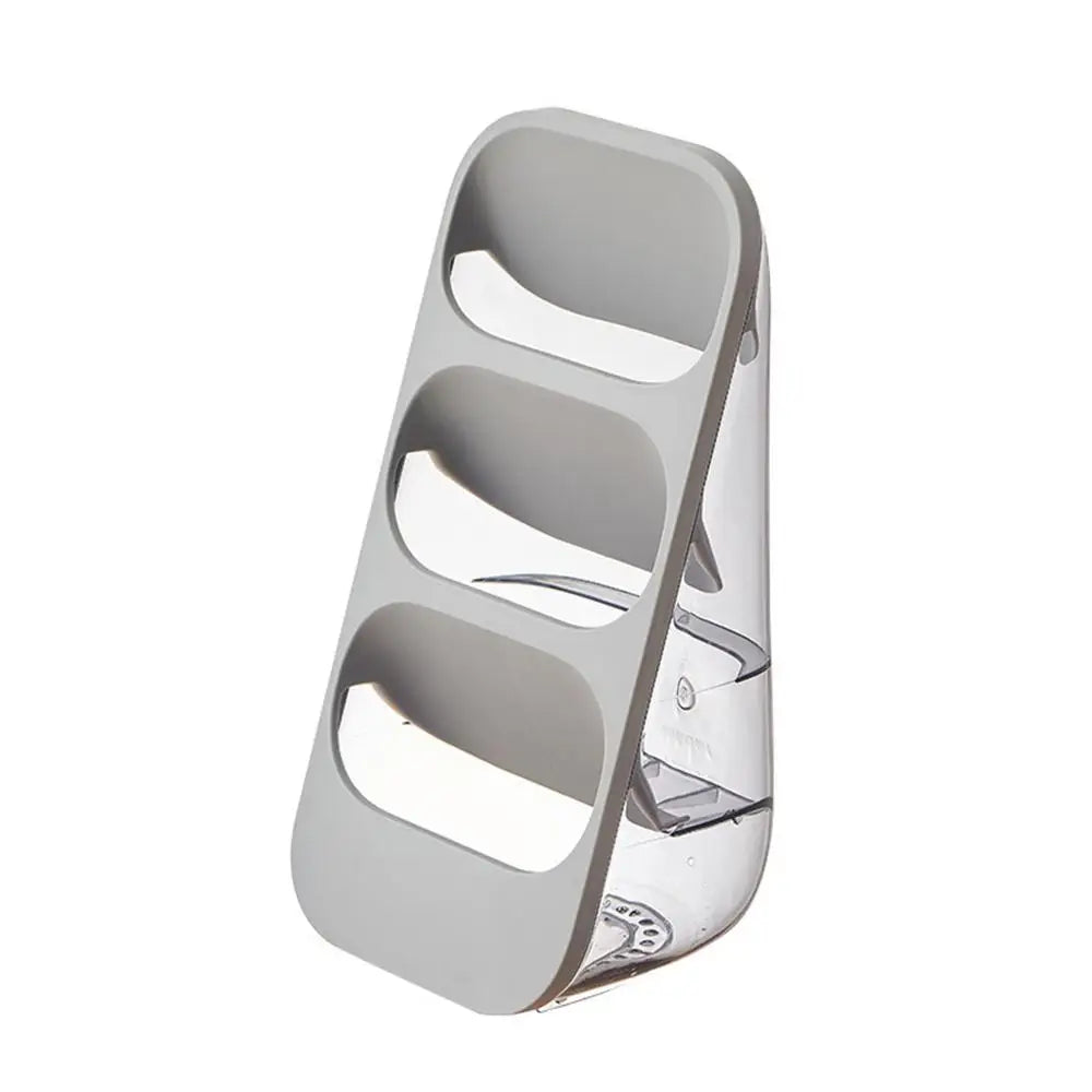 Three-section Slant-insert Design Outdoor Utensil Holder Cutlery Caddy Flatware Spoon Fork Storage Utensil Caddy