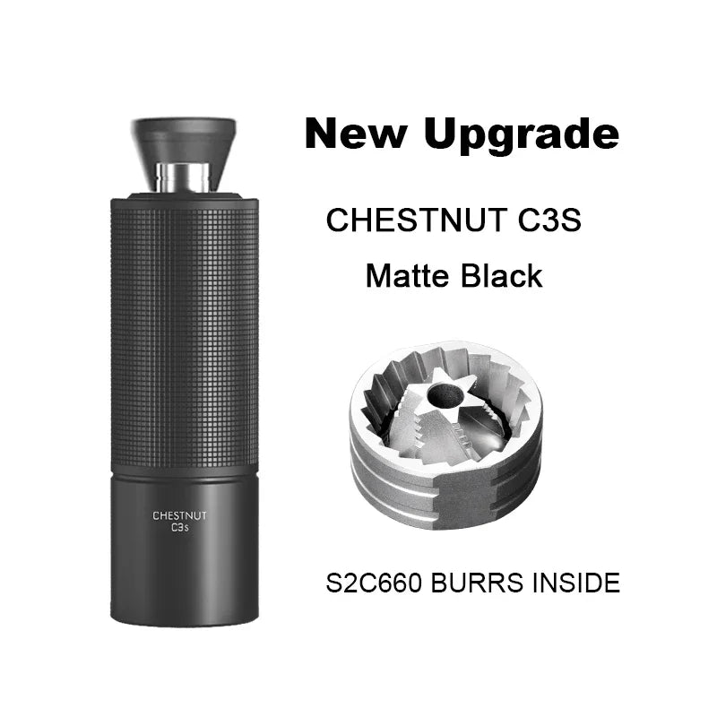 TIMEMORE Chestnut C3S / C3ESP Manual Coffee Grinder Upgrade All-metal Body & Anti-slip Design Portable Grinder S2C Burr