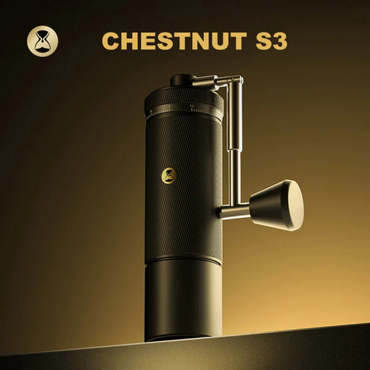 TIMEMORE CHESTNUT S3 Manual Coffee Grinder External Adjustment 0.015mm/click S2C890 Burr Inside Hand Espresso Grinder