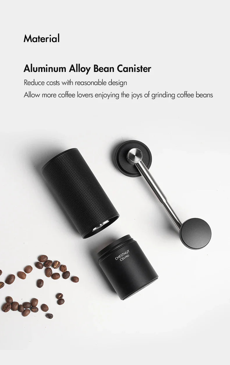 TIMEMORE Upgrade Manual Coffee Grinder C3s PRO Professional S2C 660 Stainless Steel Burrs Coffee Beans Grinder