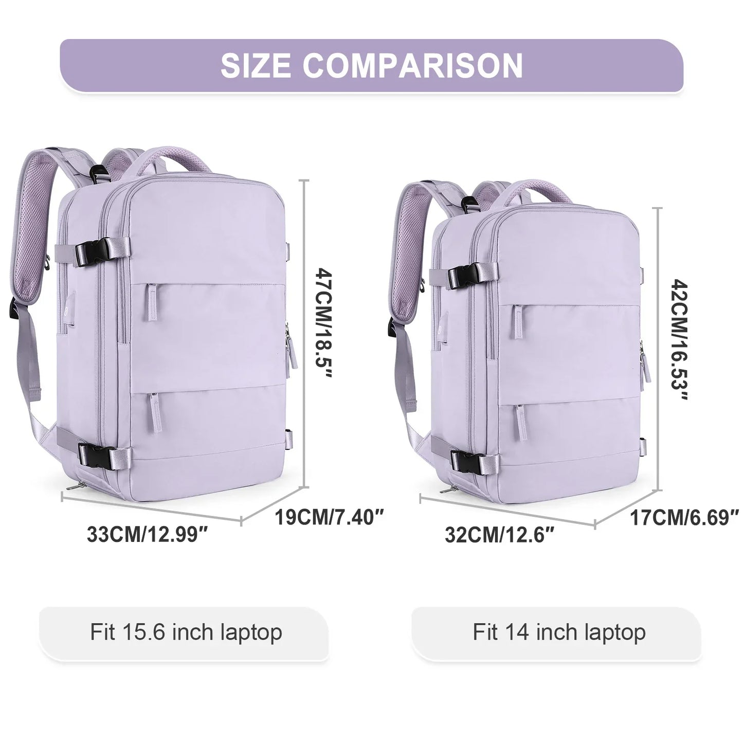 Travel Backpack for Women Carry On Backpack,TSA Laptop Backpack Flight Approved College Nurse Bag Casual Daypack