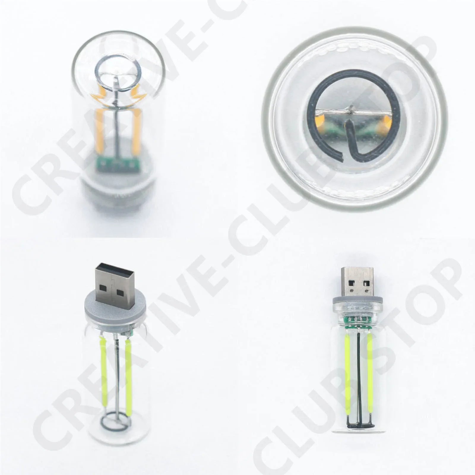 USB Touch Control LED Night Light Atmosphere Light Edison Bulb Incandescent Lamp LED Filament Light Bulb Bedroom