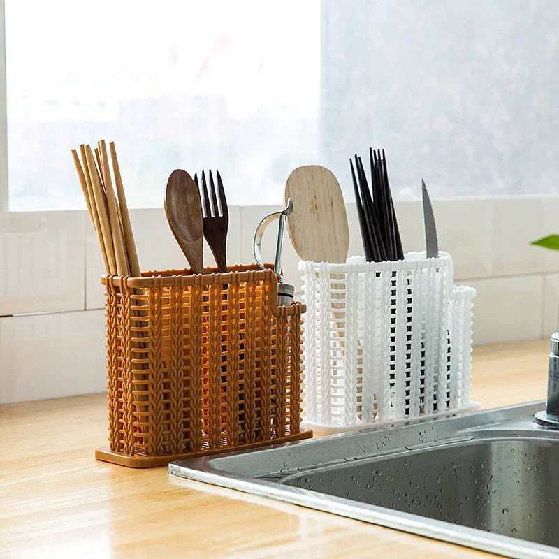 Utensil Drying Racks Knife Stand Drain Rack Cutlery Organizer Spoon Fork Chopstick Holder Kitchenware Tray for Kitchen