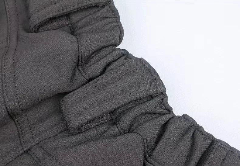 Windproof Waterproof Biker Suit Men Tactical Jacket Pants Sets Winter Shark Skin Soft Shell Uniform Warm Fleece Coats