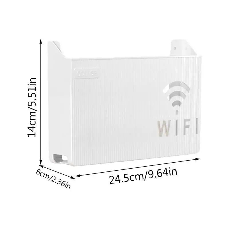 Wireless Wifi Router Storage Box Living Room Socket Wifi Decoration Wall-mounted TV Set-top Box Rack Cable Power