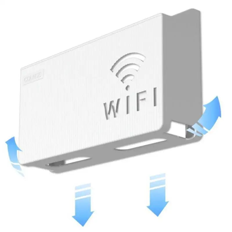 Wireless Wifi Router Storage Box Living Room Socket Wifi Decoration Wall-mounted TV Set-top Box Rack Cable Power