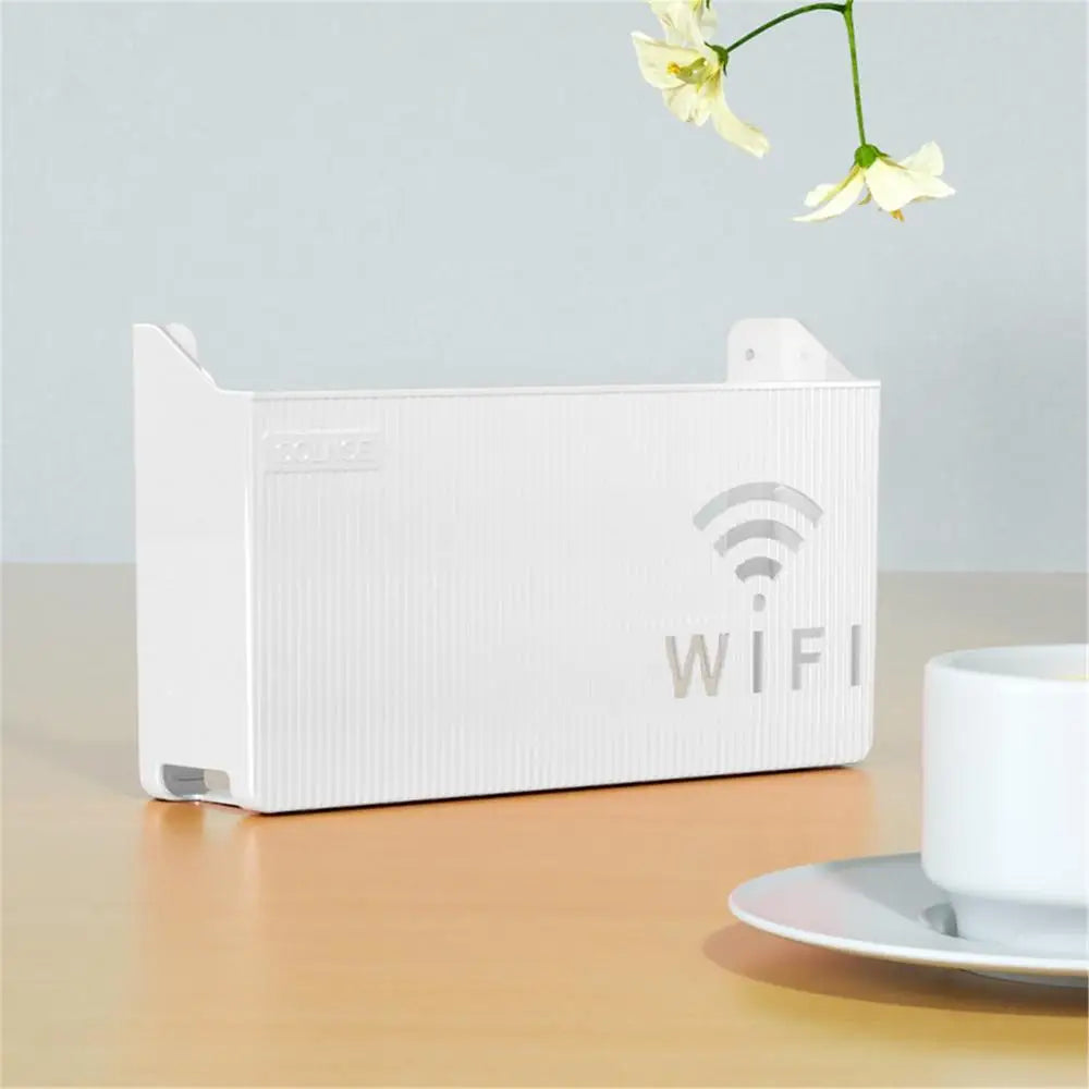 Wireless Wifi Router Storage Box Living Room Socket Wifi Decoration Wall-mounted TV Set-top Box Rack Cable Power