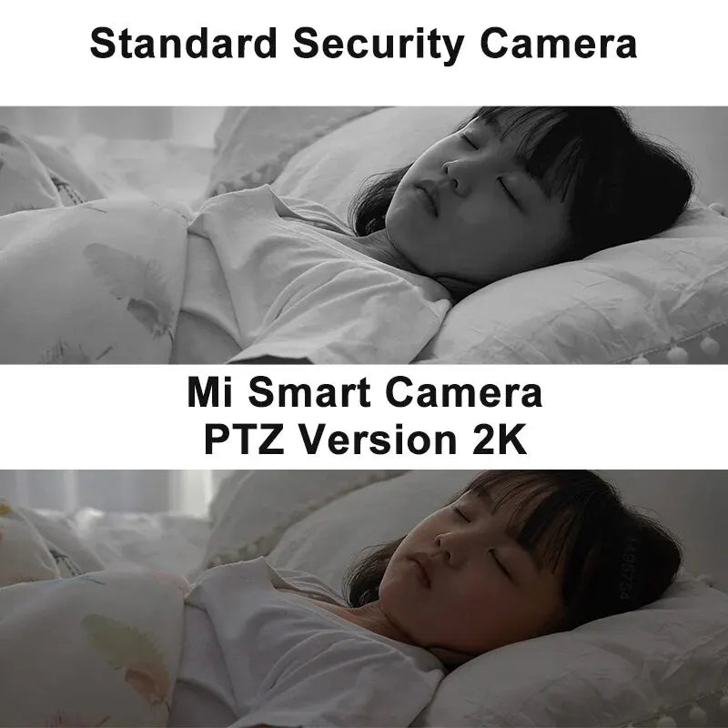 Xiaomi 360° Smart Home Security Camera Mi PTZ 2K Webcam 1296P 3 Megapixel AI Human Detection Night Vision Webcam Work