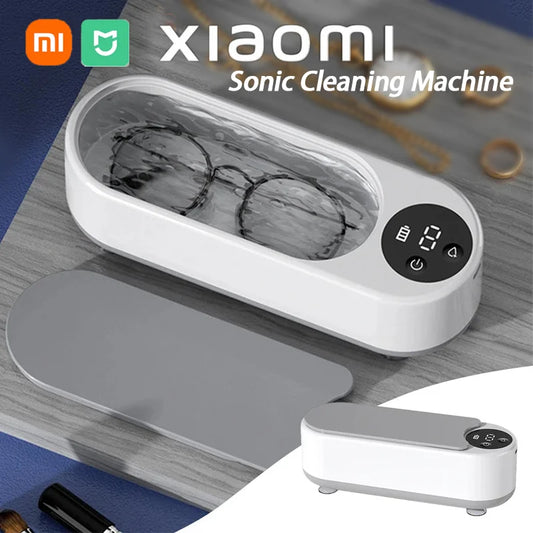 xiaomi MIJIA 450ml Clean Ultrasonic Cleaner Portable Household Cleaning Machine Jewelry Cleaner Machine Ring Glasse